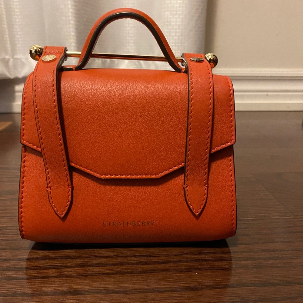 Strathberry Mini Bag in Orange